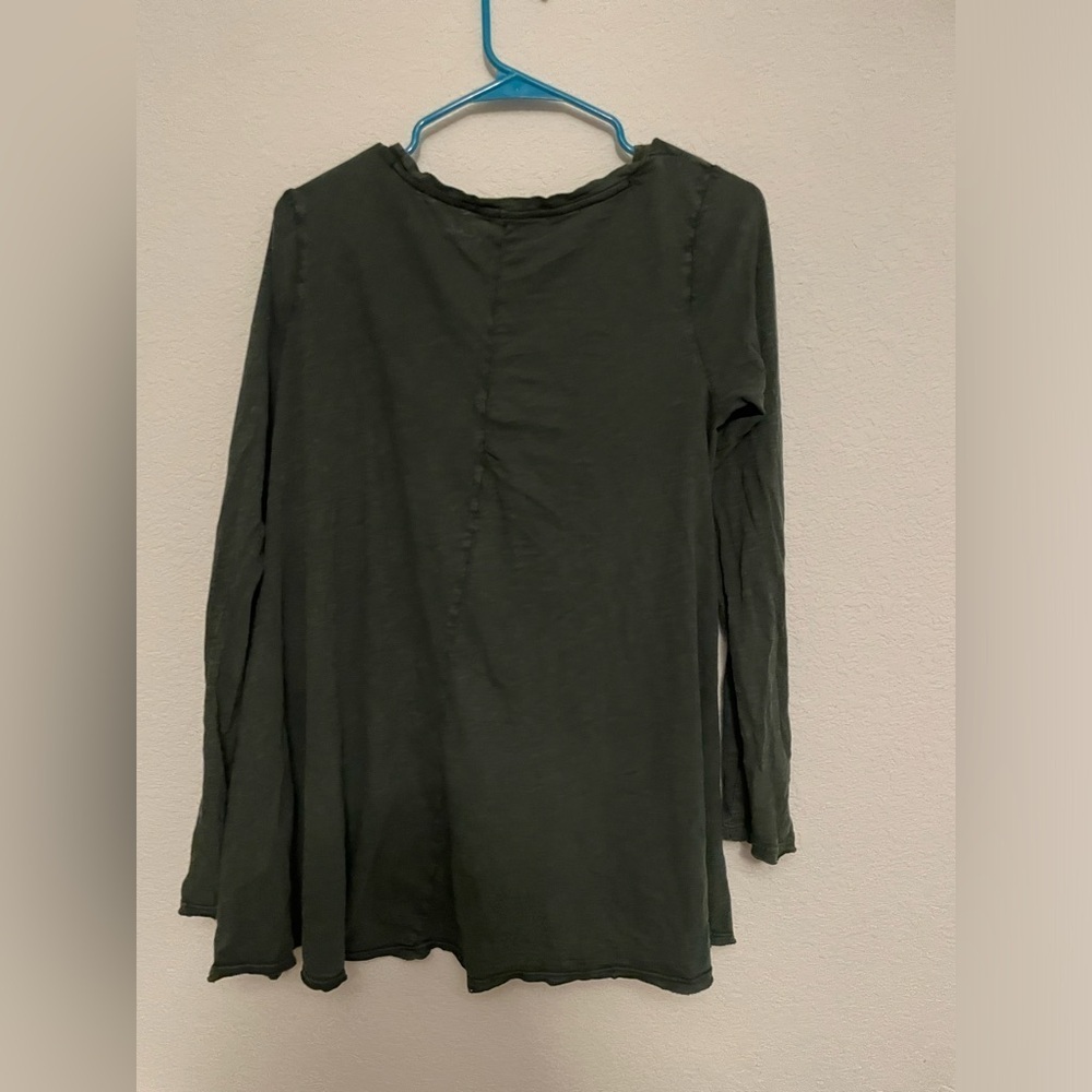 Chic Black Long Sleeve Women's Top size L - Picture 9 of 10